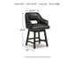 Tallenger UPH Swivel Barstool (2/CN)