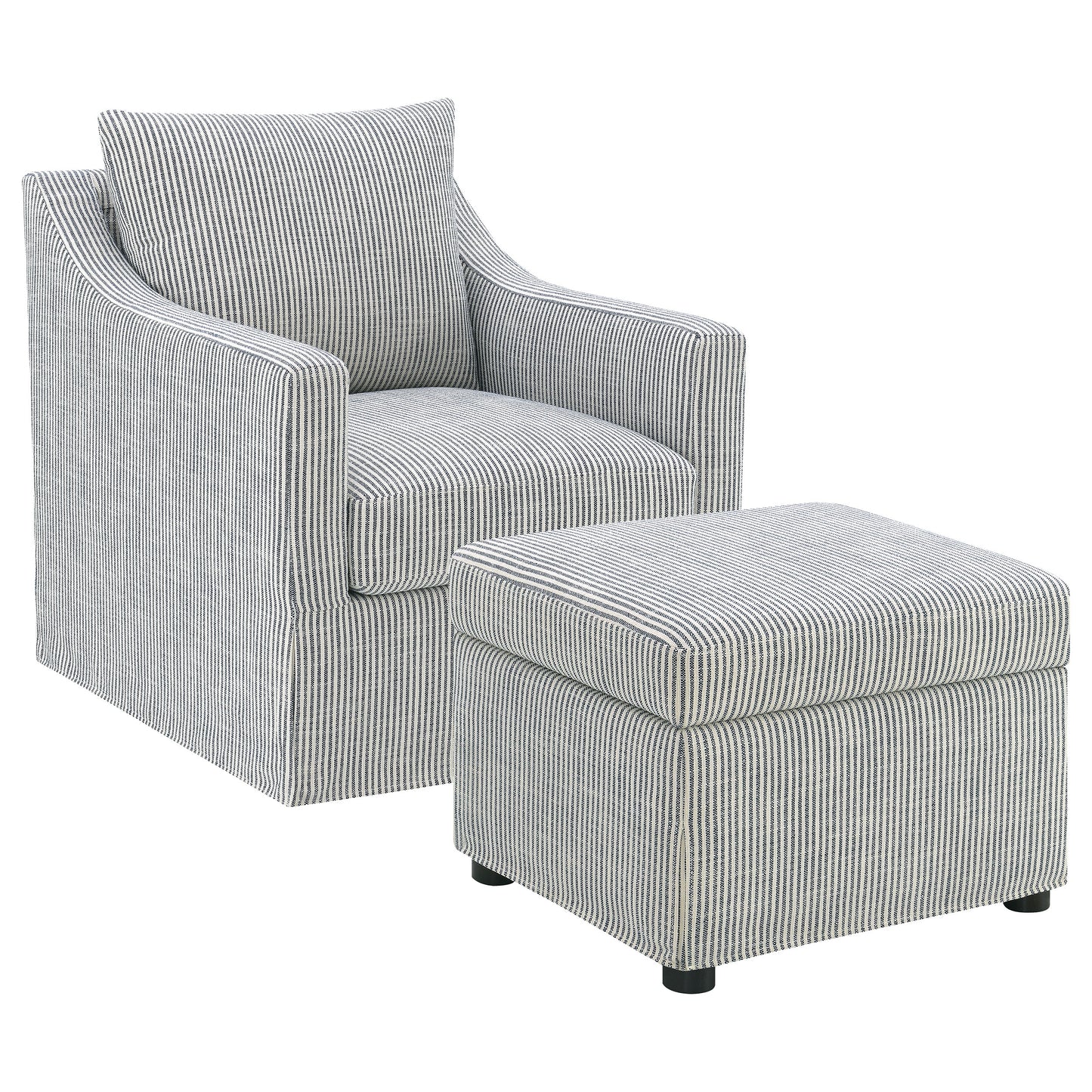 Winter Upholstered Sloped Arm Accent Swivel Chair Grey