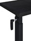 Westpark Height Adjustable Mobile Bedroom C-Table Black