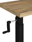 Westpark Height Adjustable Mobile Bedroom C-Table Mango