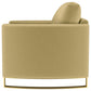 Corliss Upholstered Curved Track Arm Chair Camel