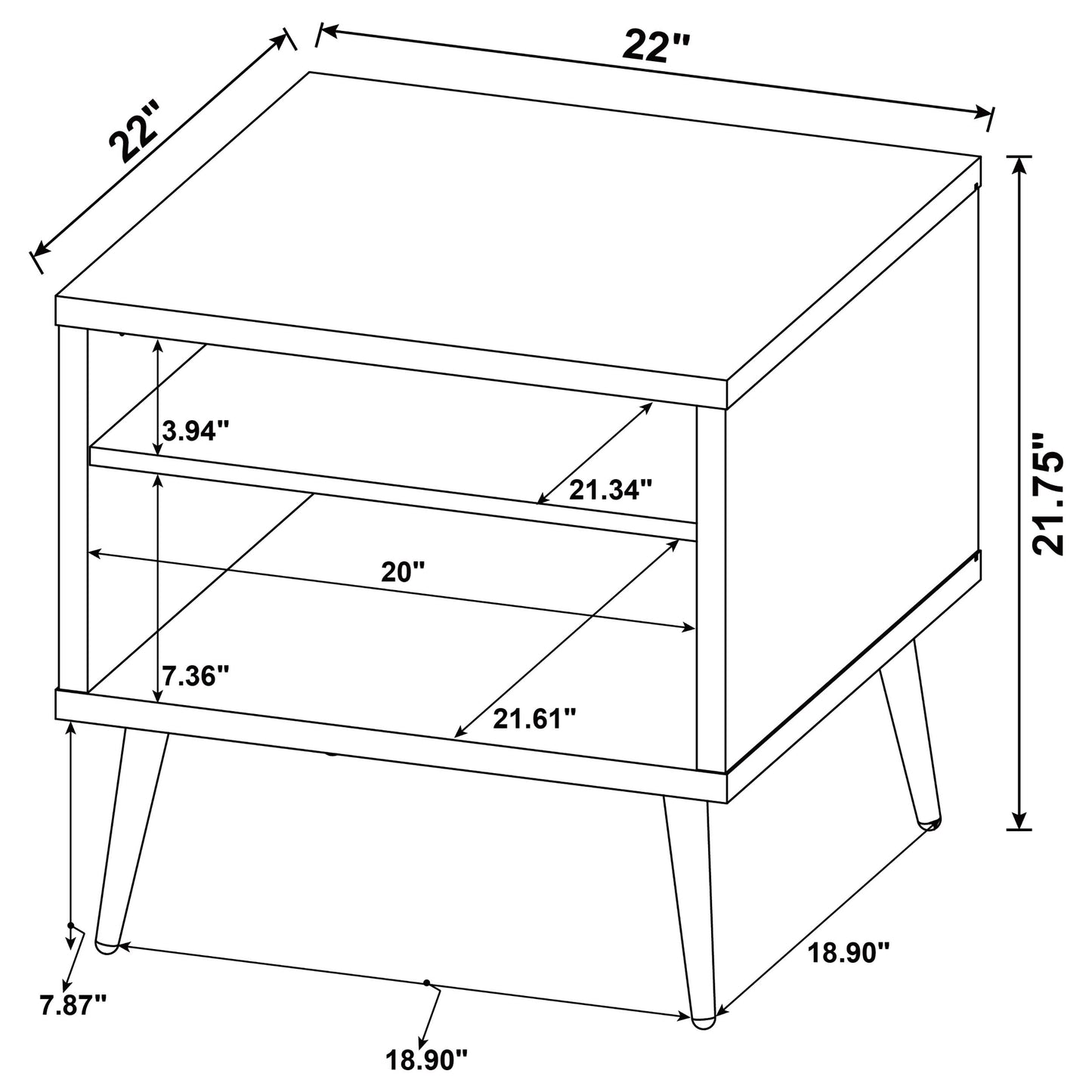 Welsh 3-piece Coffee and End Table Set Distressed Pine
