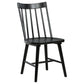 Middleton Solid Wood Dining Side Chair Black (Set of 2)