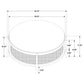 Arini 3-piece Round Coffee and End Table Set Black