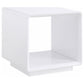 Paseo 2-piece Coffee and End Table Set White High Gloss