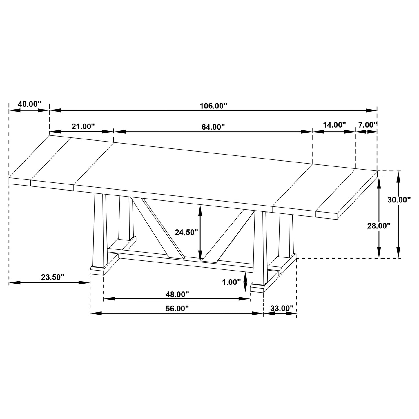 Middleton 10-piece Extension Leaf Dining Set Natural Brown
