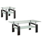 Dyer 2-piece Rectangular Coffee and End Table Set Black