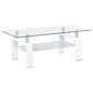 Dyer 2-piece Rectangular Coffee and End Table Set White