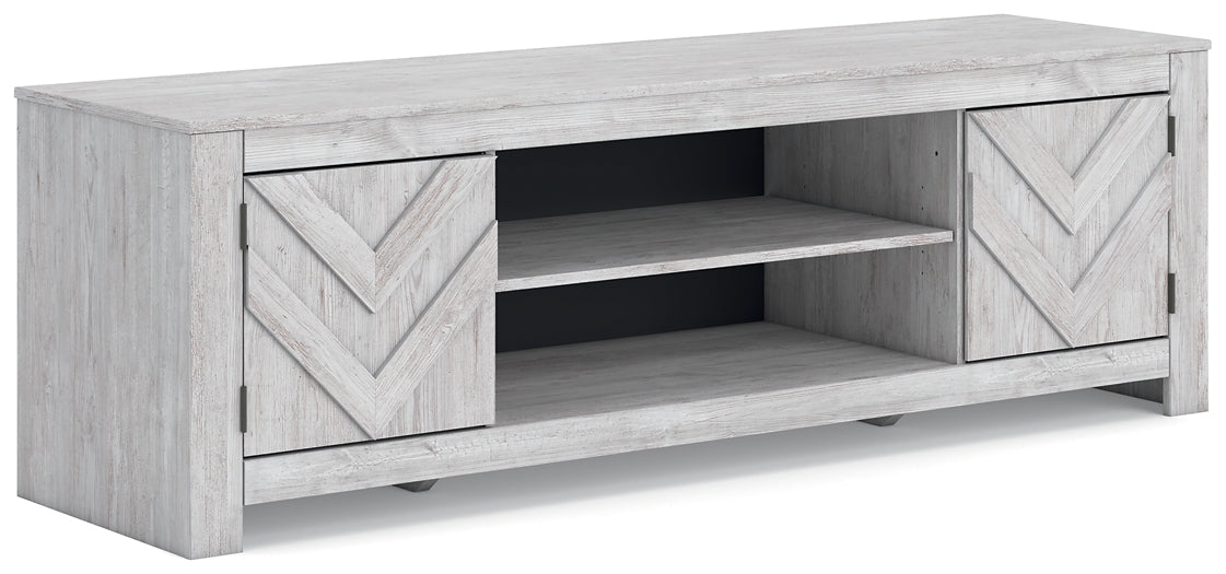Cayboni LG TV Stand w/Fireplace Option
