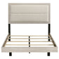 Trenton 54-inch Wood Full Panel Bed Rustic Cream