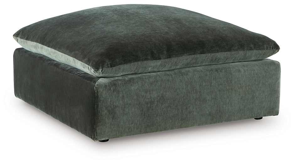 Carriage View Oversized Accent Ottoman