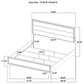 Wright 5-piece California King Bedroom Set Brown Oak