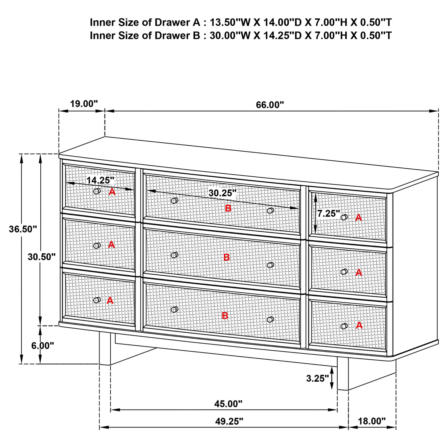 Kailani 4-piece California King Bedroom Set Beige Oak