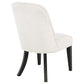 Leandro Upholstered Dining Side Chair Cream (Set of 2)