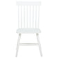 Andrews Windsor Spindle Back Dining Side Chair White (Set of 2)
