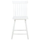 Andrews Windsor Counter Height Dining Side Chair White (Set of 2)
