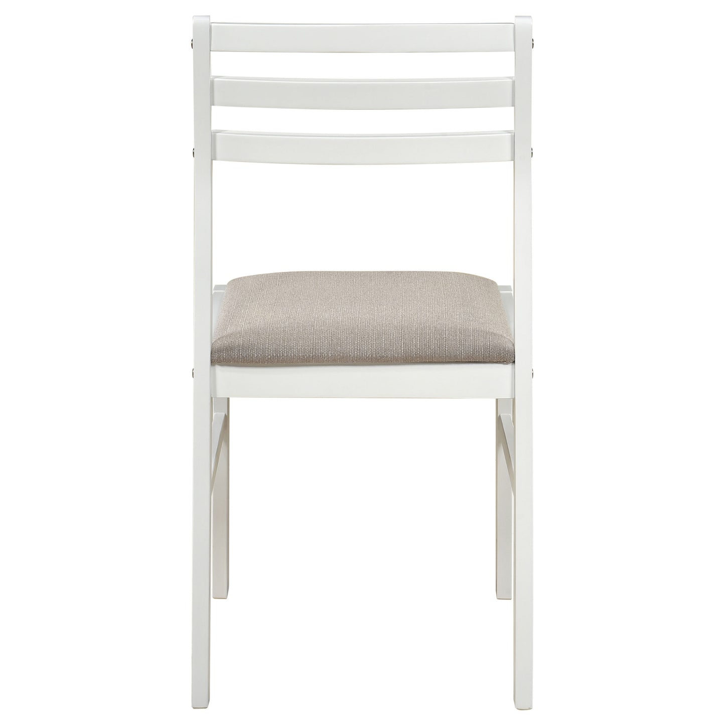 Bucknell 3-piece Round Drop Leaf Dining Table Set White