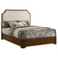 Garland 58-inch Eastern King Panel Bed Cream Brown Cherry