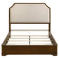 Garland 58-inch Eastern King Panel Bed Cream Brown Cherry