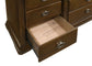 Garland 4-piece Eastern King Bedroom Set Brown Cherry