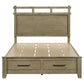 Hazlewood 59-inch Queen Panel Storage Bed Vineyard Oak