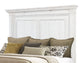 McKinney Eastern King LED Light Panel Bed Vintage White
