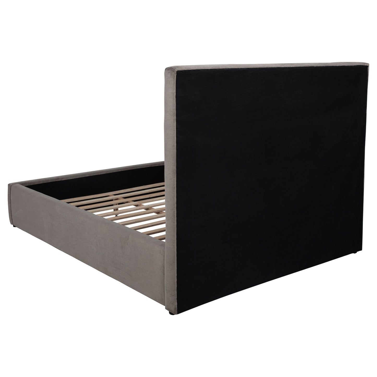 Lawson 54-inch Upholstered Queen Platform Bed Mushroom