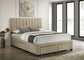 Wheatland 4-drawer Upholstered Full Storage Bed Light Brown