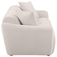 Destino Chenille Upholstered Splayed Arm Sofa Greige