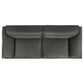 Buxton Top Grain Leather Upholstered Sofa Graphite