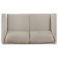 Islington 3-piece Upholstered Panel Arm Sofa Set Taupe
