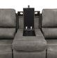 Brickston 2-piece Triple Power Reclining Sofa Set Charcoal
