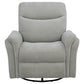 Adler Upholstered Power Swivel Glider Recliner Ivory