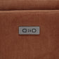 Adler Upholstered Power Swivel Glider Recliner Rust