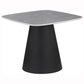 Eason 2-piece Cocktail Coffee Table Set Concrete and Black