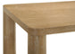 Castlewood 2-piece Cocktail Coffee Table Set Light Oak
