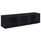 Deiter 79-inch TV Stand Fireplace Media Console Black