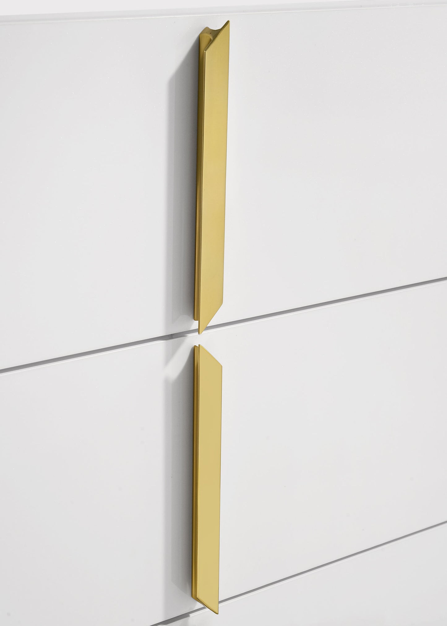 Ines 4-piece Eastern King Bedroom Set Grey and White High Gloss