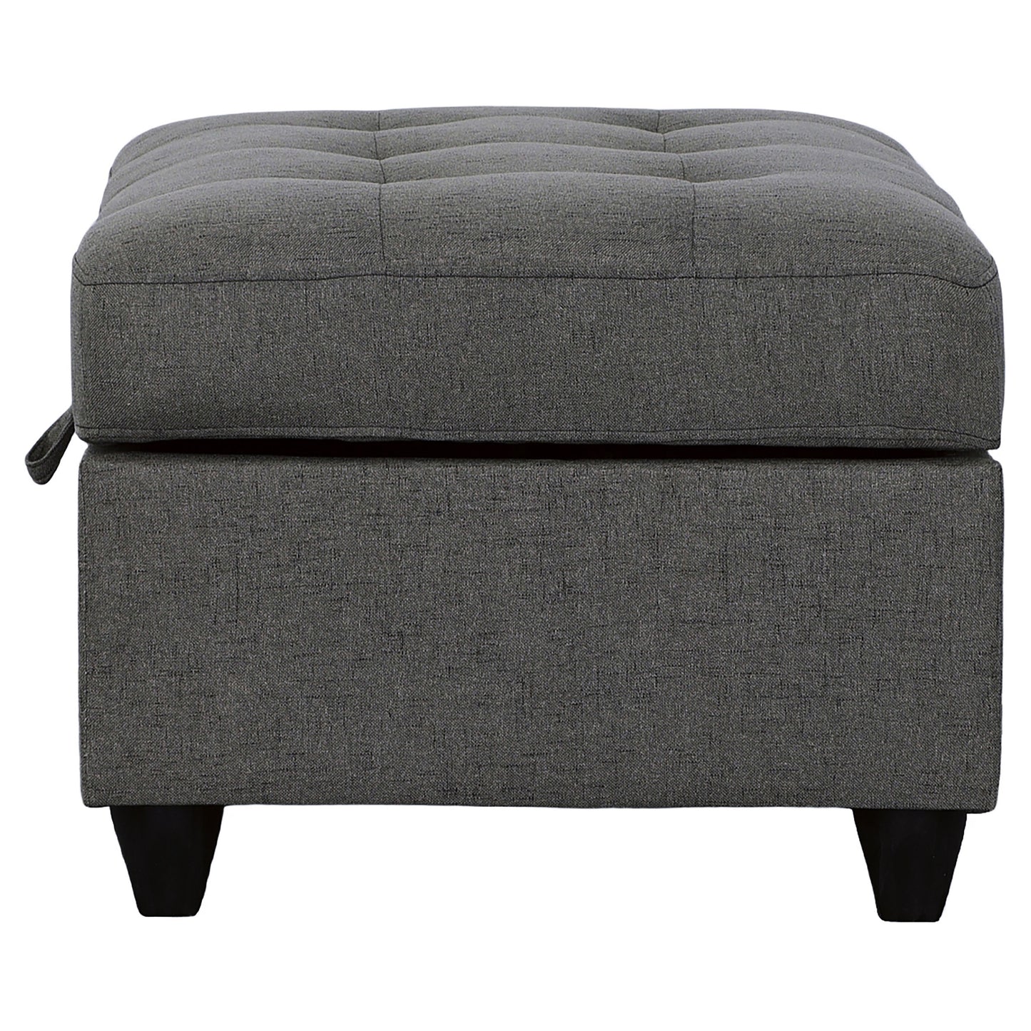 Stonenesse Rectangular Upholstered Storage Ottoman Grey