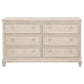 Pembroke 6-drawer Bedroom Dresser Cabinet Washed Oak