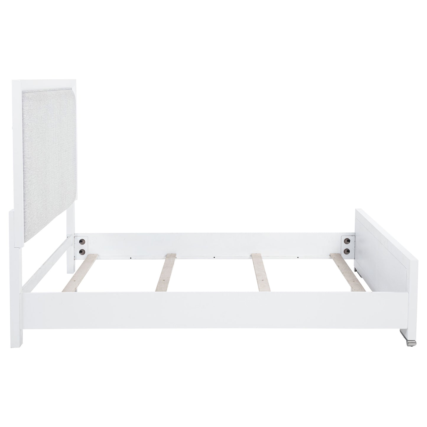 Gracemont 57-inch Queen Panel Bed Grey and White