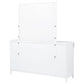 Gracemont 8-drawer Bedroom Dresser with Mirror White