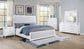 Gracemont 57-inch California King Panel Bed Grey and White