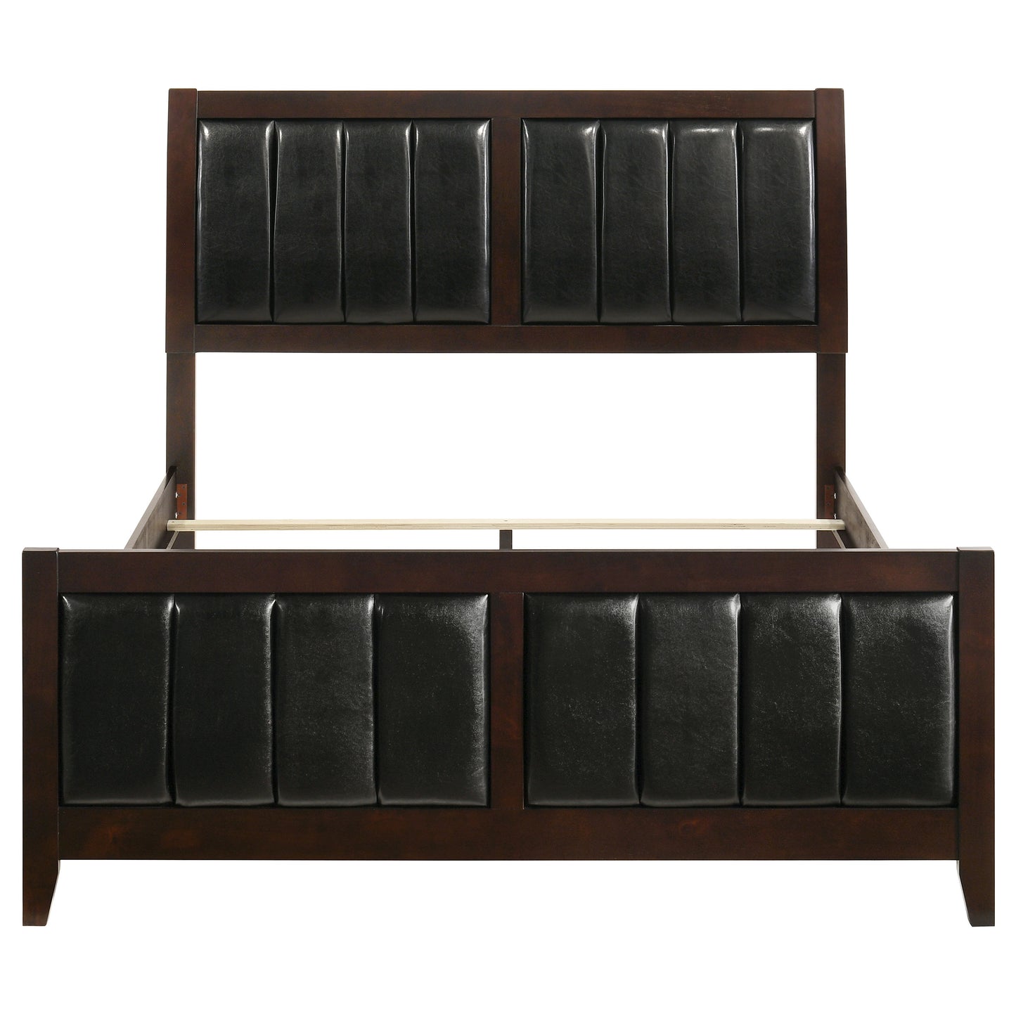 Carlton Wood Queen Panel Bed Cappuccino