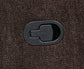 Navarro Chenille Upholstered Reclining Loveseat Dark Brown
