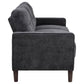 Bowen II 2-piece Upholstered Track Arm Sofa Set Steel Grey