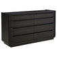 Leandro 4-piece Eastern King Bedroom Set Burnished Black