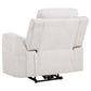 Kennett 3-piece Chenille Power Reclining Sofa Set Ivory