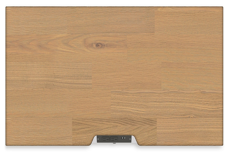 Ashbryn California King Panel Storage Bed with Mirrored Dresser and Nightstand