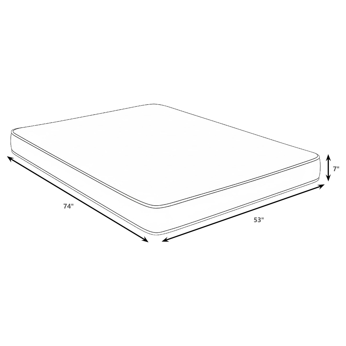Kenyon 7-inch Full Bamboo Cover Firm Foam Mattress